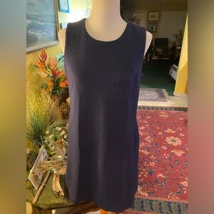 Classic Navy Blue Sleeveless dress ( Code101)